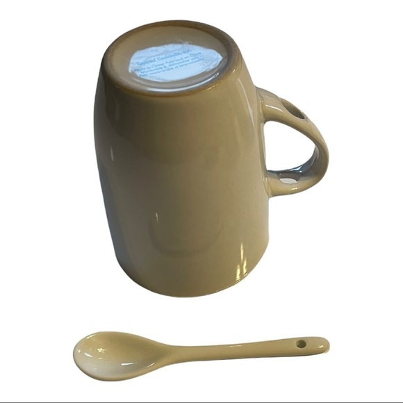 FALL bird mug with ceramic spoon/handle holder. - Picture 5 of 6